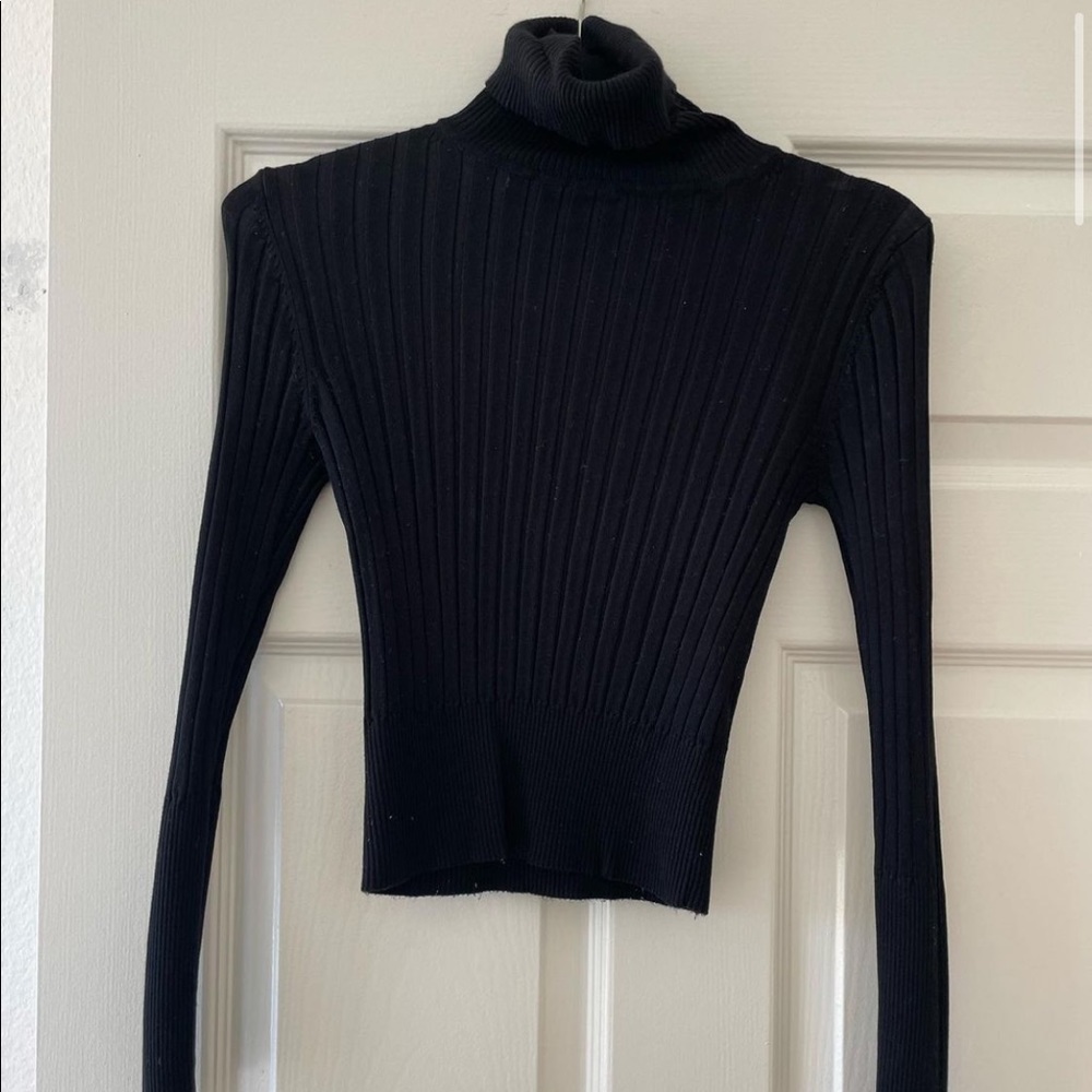Black zara turtleneck